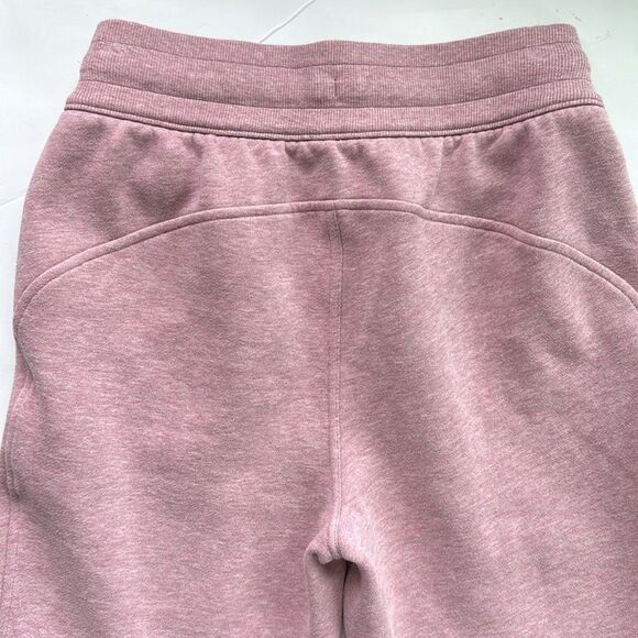 Lululemon Scuba High-Rise Jogger Sz Small Heathered Pink Taupe Fleece Sweatpants - Picture 8 of 14